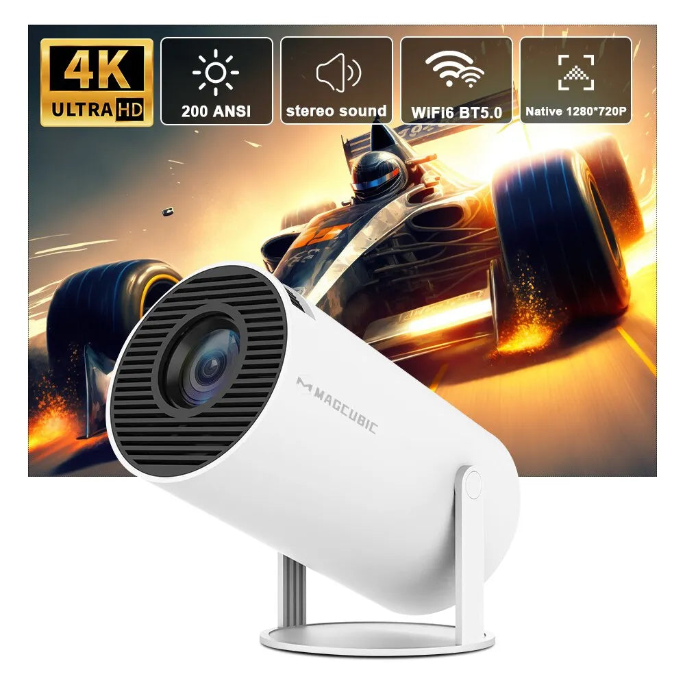  4K Home Cinematic Outdoor Projetor Hy300 Android 11 