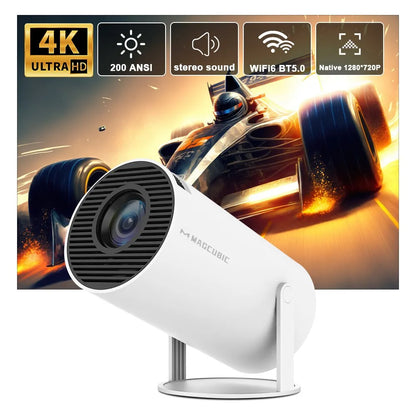  4K Home Cinematic Outdoor Projetor Hy300 Android 11 