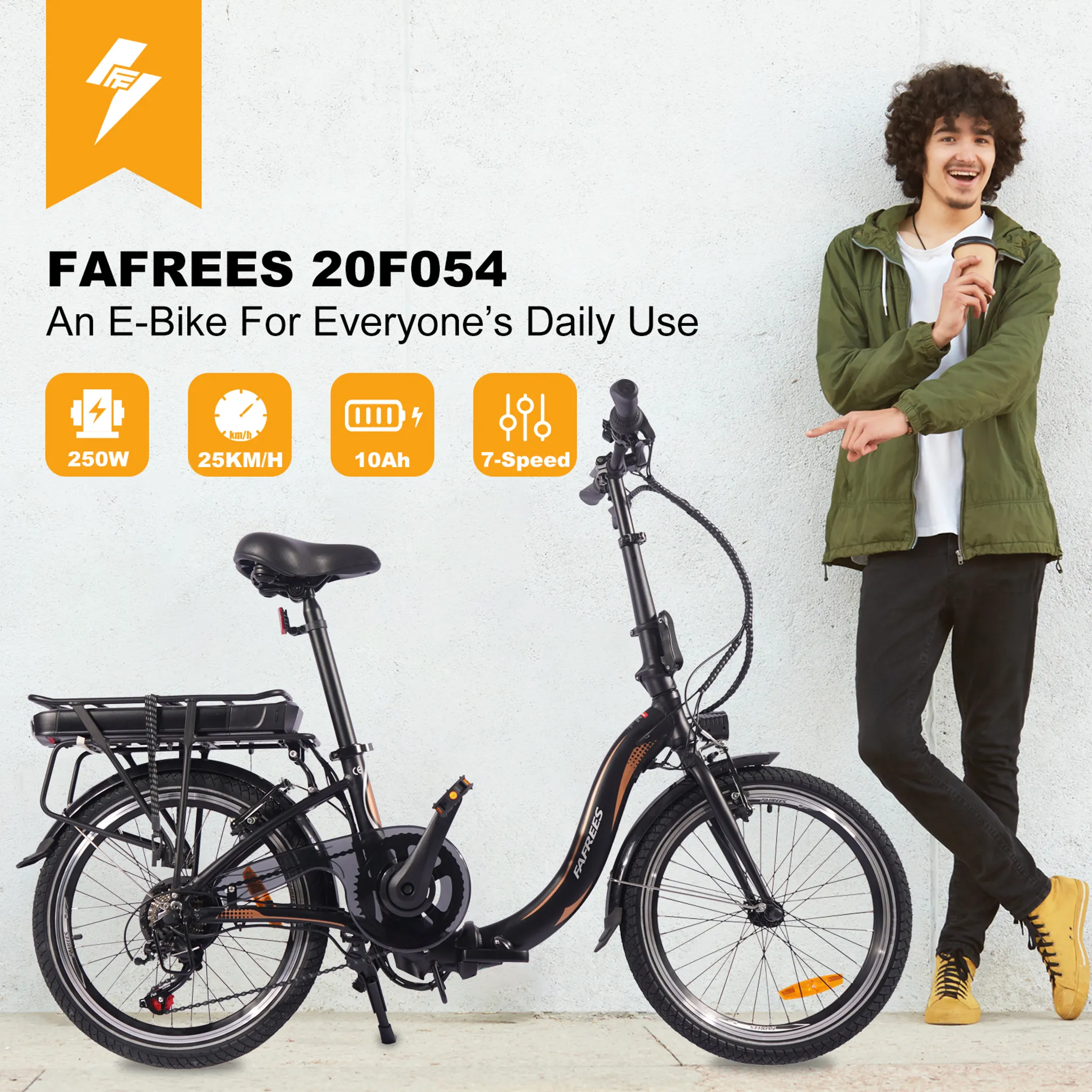 FAFREES 20F054 20 Zoll Faltfahrrad Faltrad Klapprad FAFREES 20F054 20 Zoll Faltfahrrad Faltrad Klapprad